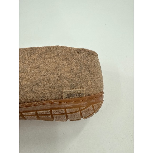 Glerups The Boot Slippers Wool Felt Brown Size 39 EU 8.5 US Unisex - Picture 4 of 8